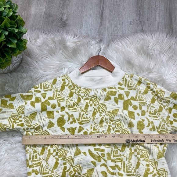 Anthropologie Amadi‎ Cropped Abstract Print Sweatshirt - Picture 6 of 8